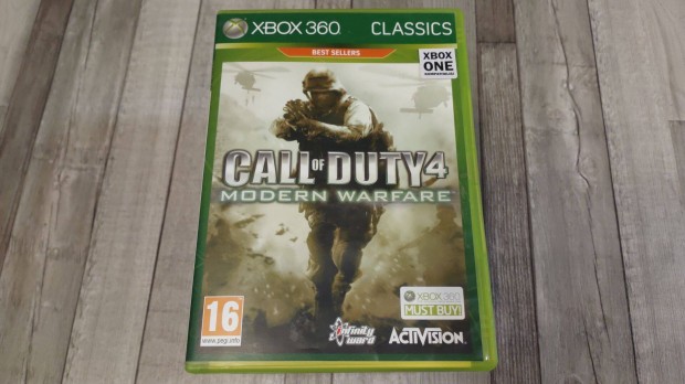 Eredeti Xbox 360 : Call Of Duty 4 Modern Warfare - Xbox One s Series