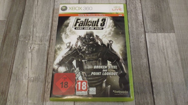 Eredeti Xbox 360 : Fallout 3 Game Add-On Pack - Dlc Lemez ! - Nmet