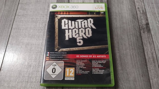 Eredeti Xbox 360 : Guitar Hero 5