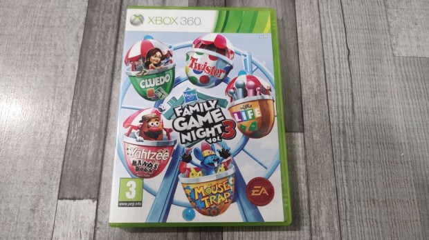 Eredeti Xbox 360 : Hasbro Family Game Night Vol 3 - 5db Jtk !