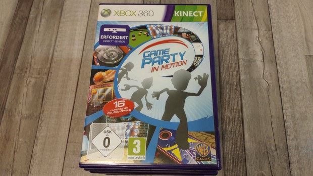 Eredeti Xbox 360 : Kinect Game Party In Motion - 16db Jtk !