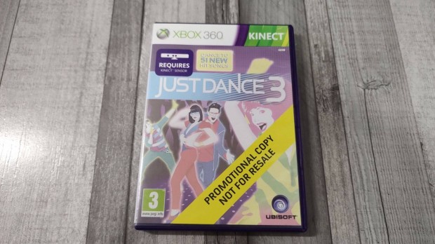 Eredeti Xbox 360 : Kinect Just Dance 3 - Tncos ! - Ritka !