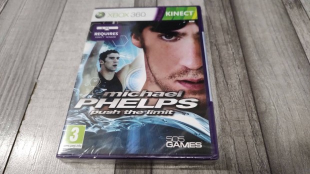 Eredeti Xbox 360 : Kinect Michael Phelps Push The Limit - Bontatlan, f