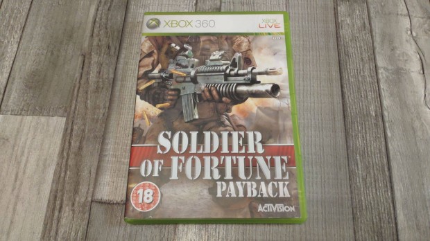 Eredeti Xbox 360 : Soldier Of Fortune Payback - Ritka !