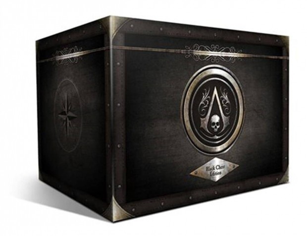 Eredeti Xbox 360 jtk Assassin's Creed IV Black Flag Chest Ed