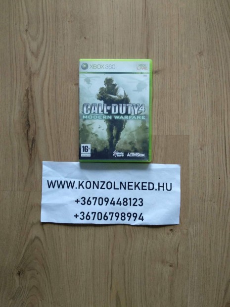 Eredeti Xbox 360 jtk Call of Duty 4 Modern Warfare Xbox One Kompatib