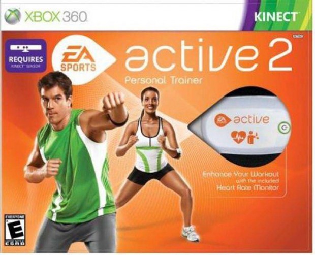 Eredeti Xbox 360 jtk EA Sports Active 2 + Szvritmus mr karperec