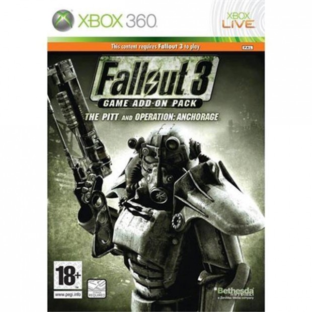 Eredeti Xbox 360 jtk Fallout 3 - Operation Anchorage & The Pitt