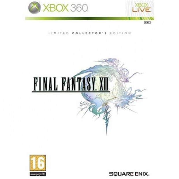 Eredeti Xbox 360 jtk Final Fantasy XIII Collectors Edition