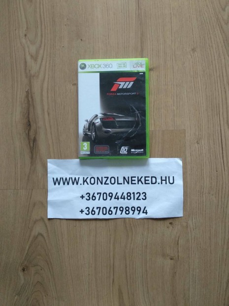 Eredeti Xbox 360 jtk Forza Motorsport 3