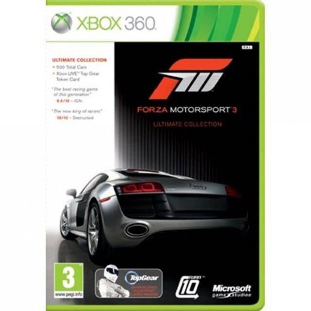 Eredeti Xbox 360 jtk Forza Motorsport 3 Ultimate Ed. (2 Disc)