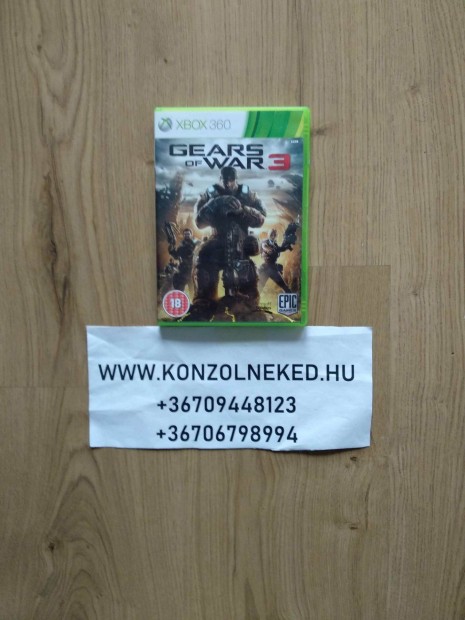 Eredeti Xbox 360 jtk Gears of War 3 Xbox One Kompatibilis