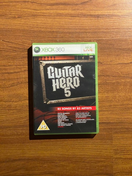 Eredeti Xbox 360 jtk Guitar Hero 5