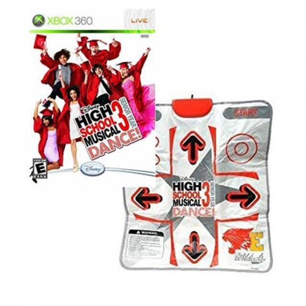 Eredeti Xbox 360 jtk High School Musical 3 Dance + Mat