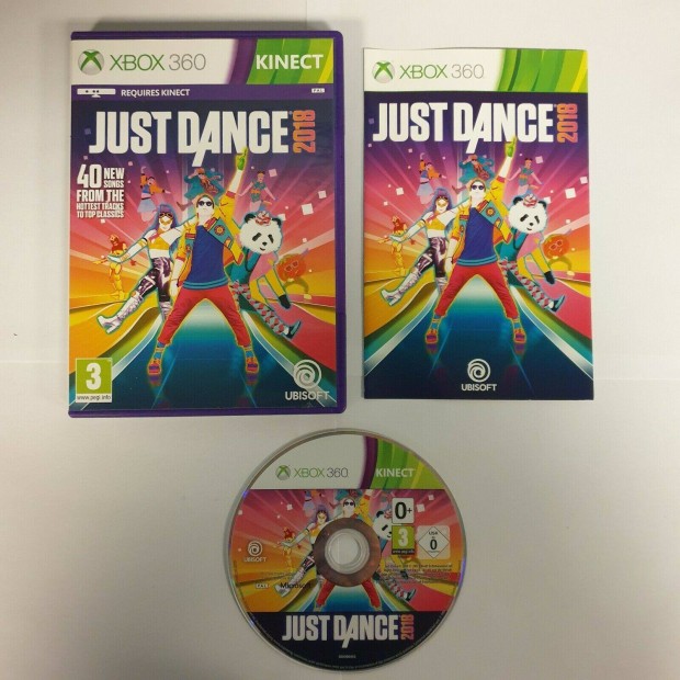 Eredeti Xbox 360 jtk Just Dance 2018