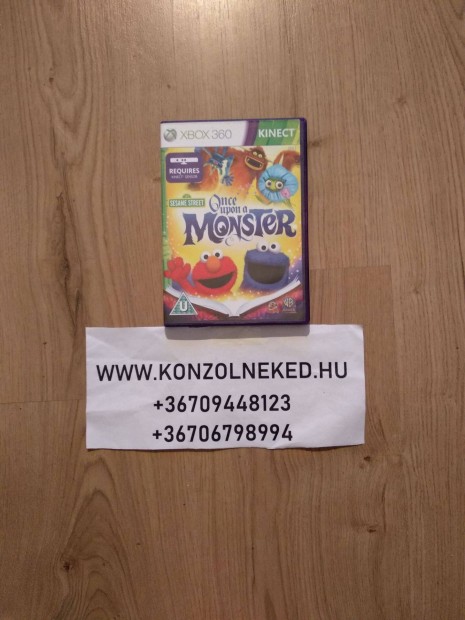 Eredeti Xbox 360 jtk Kinect Sesame Street Once Upon a Monster