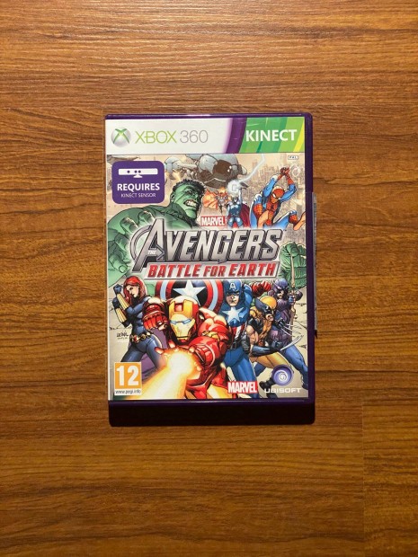 Eredeti Xbox 360 jtk Marvel Avengers Battle for Earth