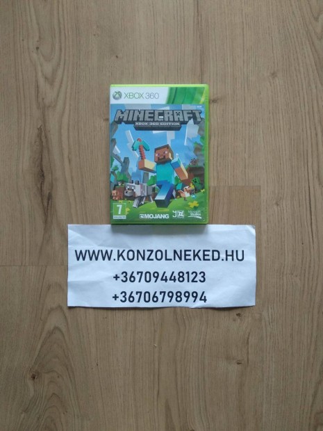 Eredeti Xbox 360 jtk Minecraft