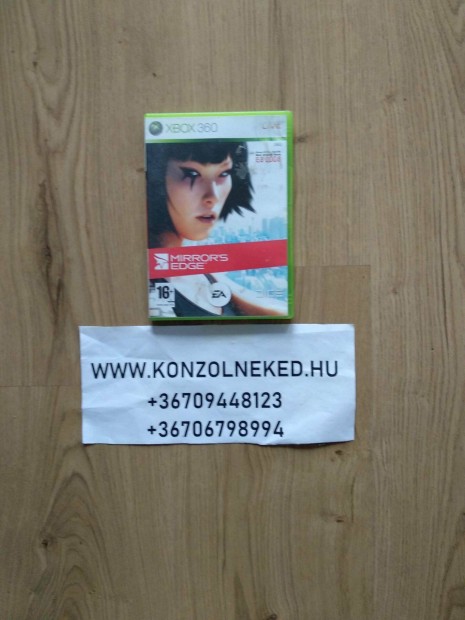 Eredeti Xbox 360 jtk Mirror's Edge Xbox One Kompatibilis