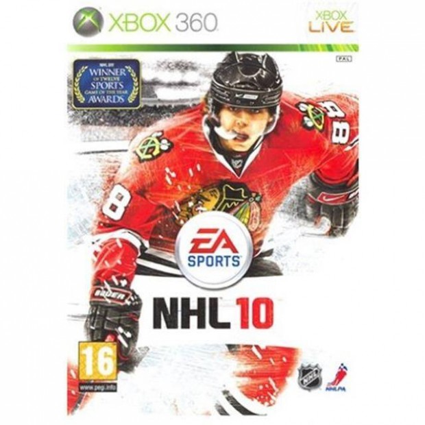 Eredeti Xbox 360 jtk NHL 10