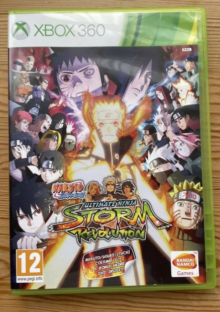 Eredeti Xbox 360 jtk Naruto Shippuden Ultimate Ninja Storm Revolutio