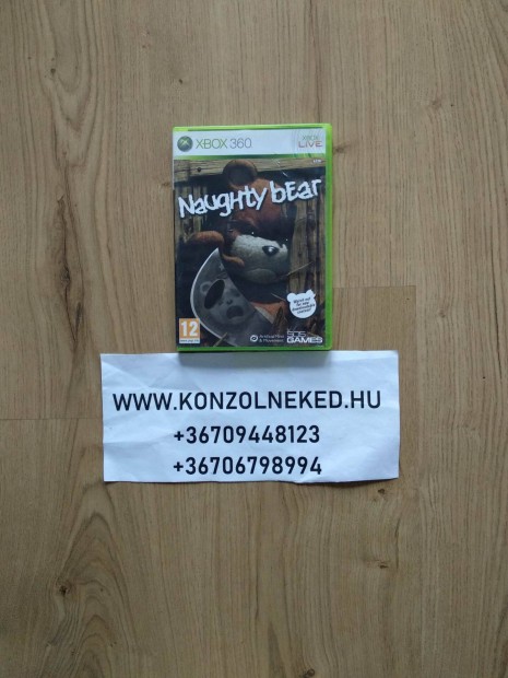 Eredeti Xbox 360 jtk Naughty Bear