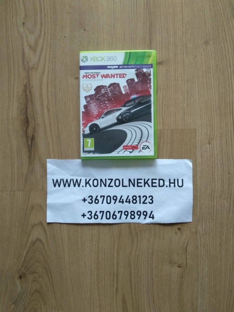 Eredeti Xbox 360 jtk Need for Speed Most Wanted 2012