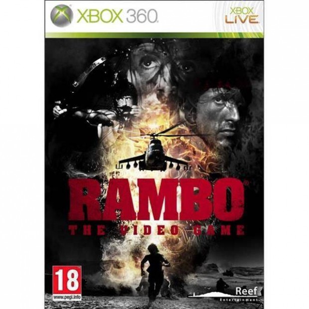 Eredeti Xbox 360 jtk Rambo The Video Game