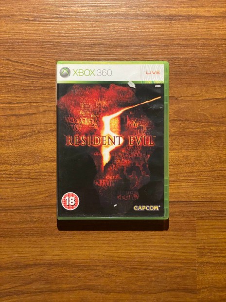 Eredeti Xbox 360 jtk Resident Evil 5