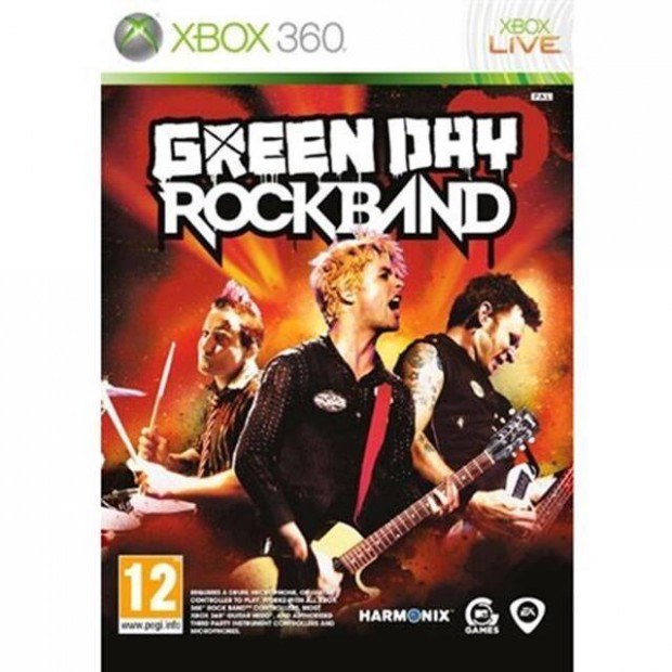 Eredeti Xbox 360 jtk Rock Band Green Day