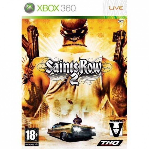 Eredeti Xbox 360 jtk Saints Row 2 Xbox One Kompatibilis