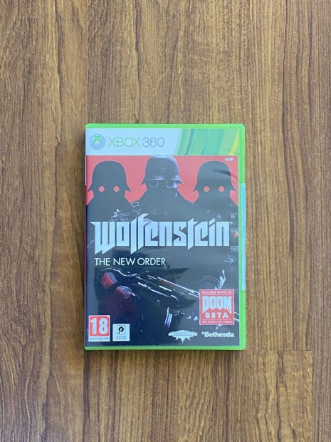 Eredeti Xbox 360 jtk Wolfenstein The New Order