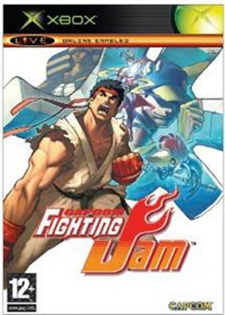 Eredeti Xbox Classic jtk Capcom Fighting Jam