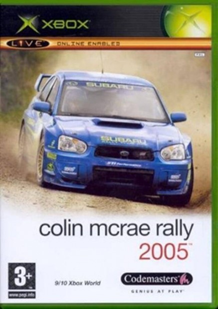 Eredeti Xbox Classic jtk Colin Mcrae 2005