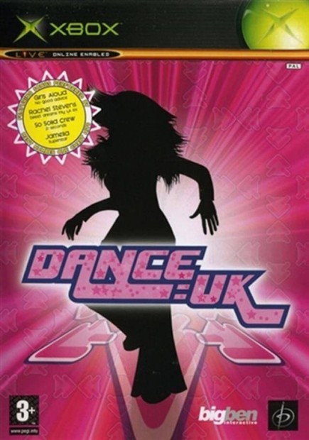 Eredeti Xbox Classic jtk Dance UK
