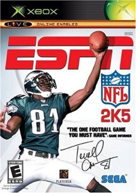 Eredeti Xbox Classic jtk ESPN NFL 2005