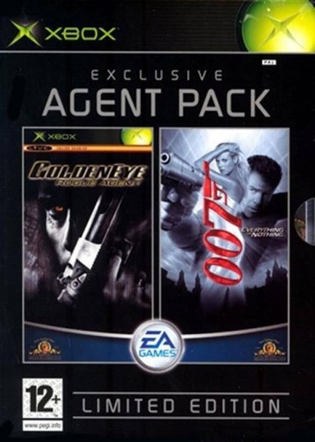 Eredeti Xbox Classic jtk Exclusive Agent Pack Ltd Ed. (Goldeneye Rog