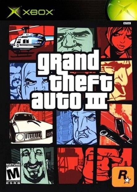Eredeti Xbox Classic jtk Grand Theft Auto 3 (18)