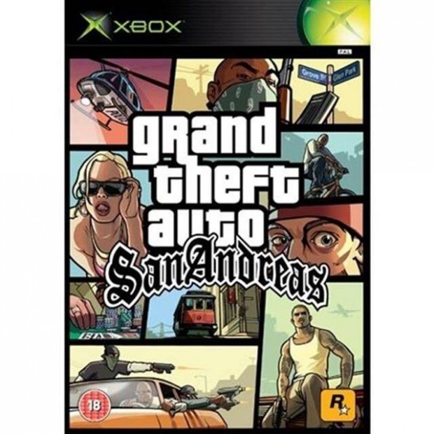Eredeti Xbox Classic jtk Grand Theft Auto - San Andreas