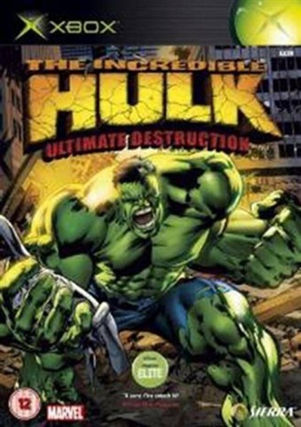 Eredeti Xbox Classic jtk Incredible Hulk Ultimate Destruction