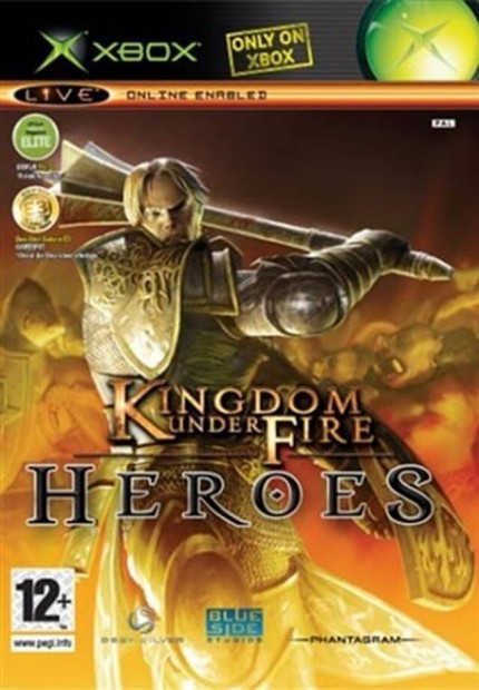 Eredeti Xbox Classic jtk Kingdom Under Fire - Heroes