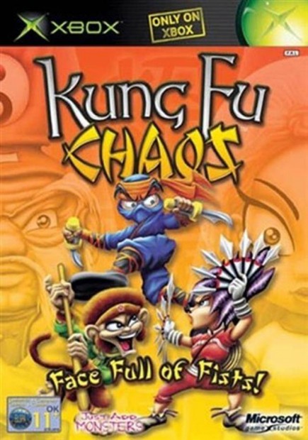 Eredeti Xbox Classic jtk Kung Fu Chaos