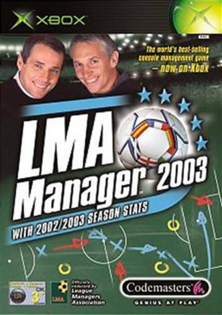 Eredeti Xbox Classic jtk LMA Manager 2003