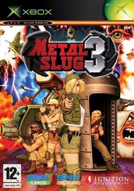 Eredeti Xbox Classic jtk Metal Slug 3