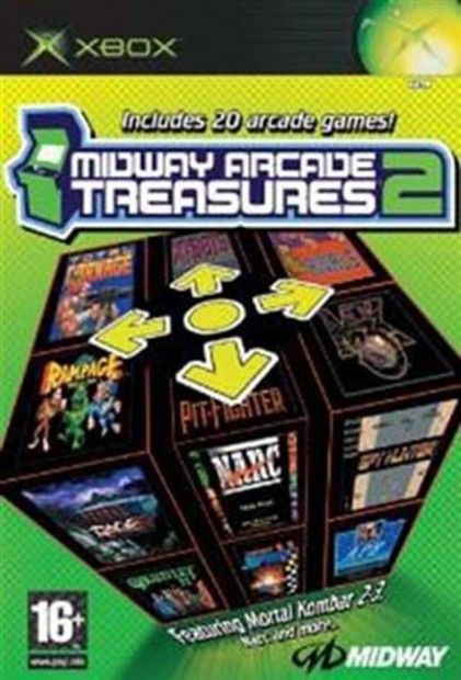 Eredeti Xbox Classic jtk Midway Arcade Treasures 2