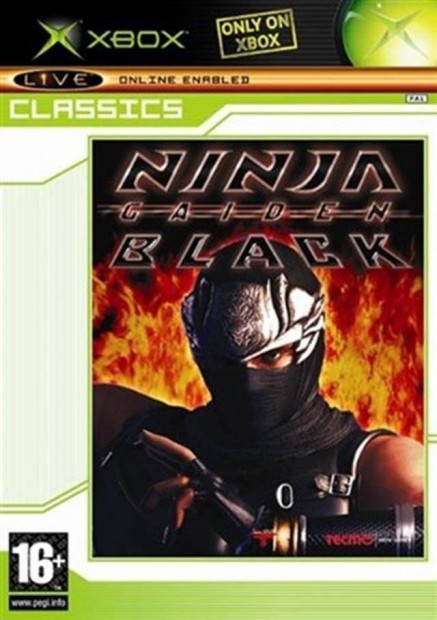 Eredeti Xbox Classic jtk Ninja Gaiden Black