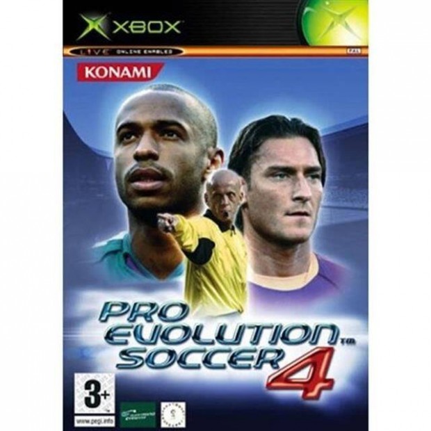 Eredeti Xbox Classic jtk Pro Evolution Soccer 4