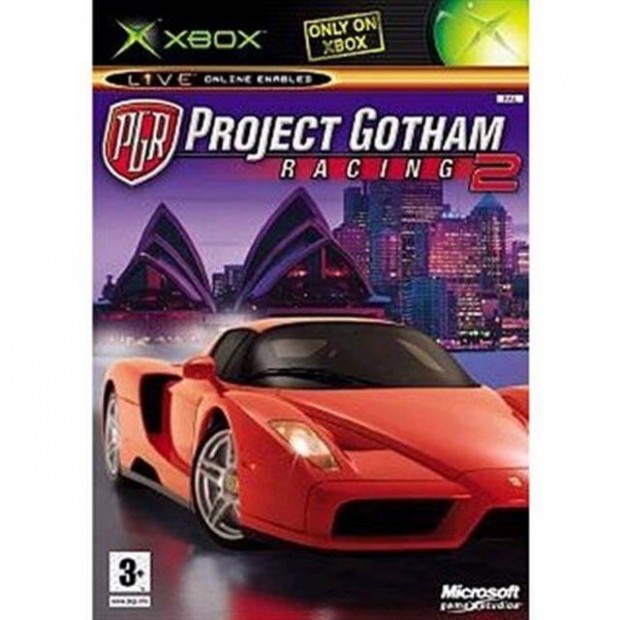 Eredeti Xbox Classic jtk Project Gotham Racing 2