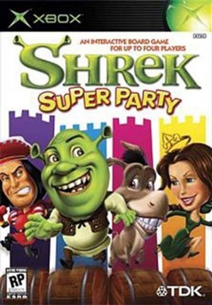 Eredeti Xbox Classic jtk Shrek Super Party