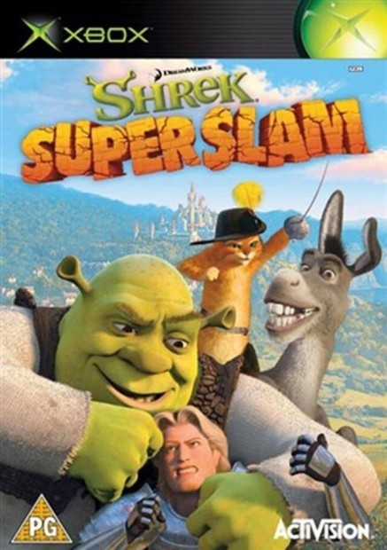 Eredeti Xbox Classic jtk Shrek Super Slam